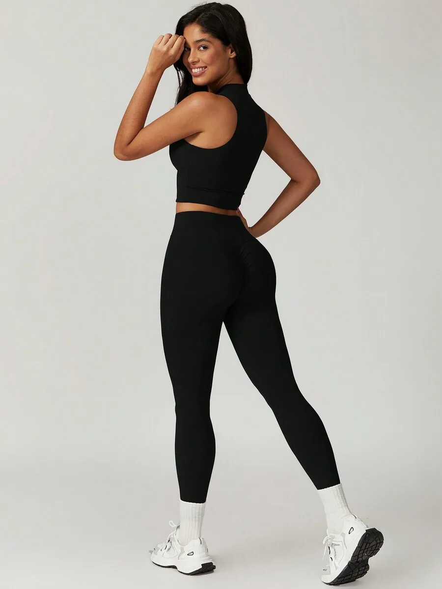 

Womens High Waist Yoga Pants Stretch Fitness Leggings Comfortable Sportswear