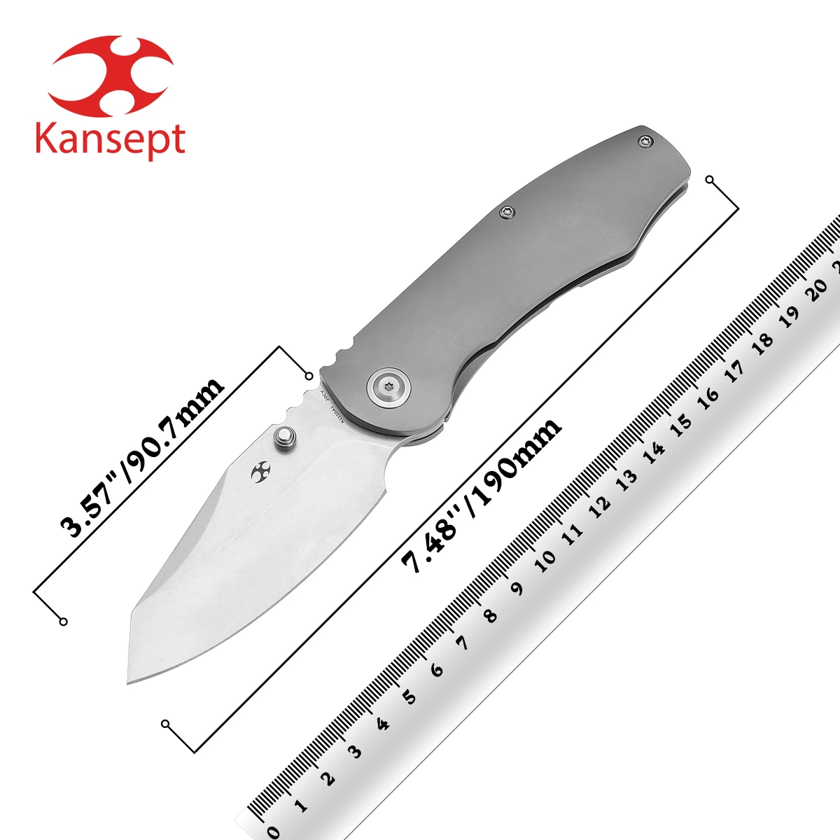 Складные ножи Kansept K1110 CAVEMAN CPM 20CV Лезвие + ручка из титана/углеродного волокна Jesse Pauley Карманный нож для выживания EDC Складные ножи Kansept K1110 CAVEMAN CPM 20CV Лезвие + ручка из титана/углеродного волокна Jesse Pauley Карманный нож для выживания EDC