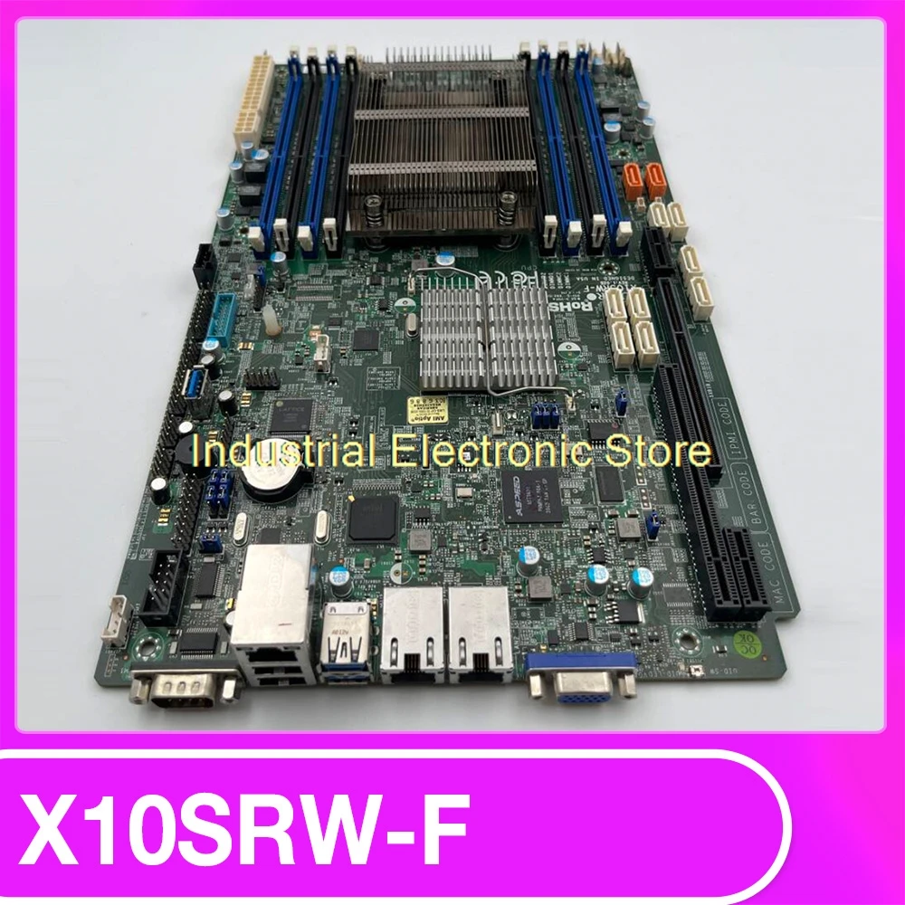 

Серверная материнская плата для процессора Supermicro Xeon E5-2600/E5-1600 v4/v3 LGA 2011 X10SRW-F
