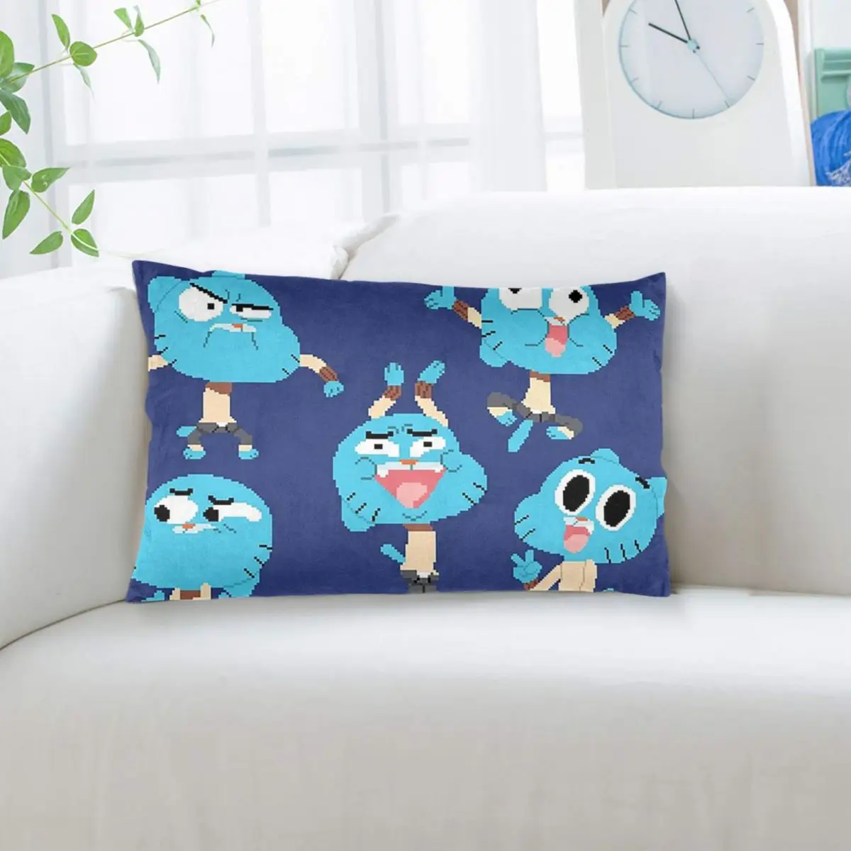 The Amazing World Of Gumball Rectangle Pillowcase Cushion Cover Decorative Bedroom Bed Home Comfort Throw Pillow