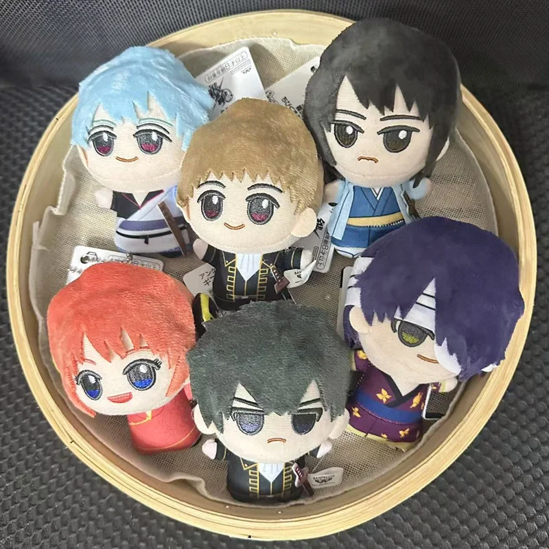 

Anime GINTAMA Sakata Gintoki Kagura Cosplay 12cm Plush Doll Stuffed Doll Plushie Pendant Ornaments Toys Fans Collect Gifts