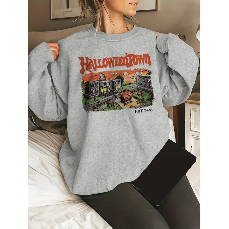 

Худи с принтом на Хэллоуин: модный уличный стиль, удобный крой, свитшот для всех возрастов, незаменимая вещь для весеннего сезона