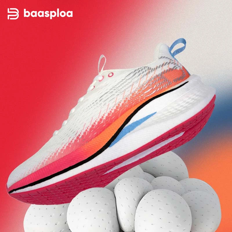 

Женские кроссовки Baasploa, дышащие кроссовки из сетчатого материала, женские профессиональные тренировочные спортивные кроссовки с карбоновой пластиной, износостойкие