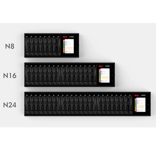 Isdt N8 N16 N24 aa aaa dcスマートクイックバッテリー充電器経度lihvニッケル水素ニカドLiFePO4バッテリー