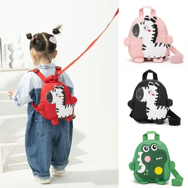 Children's Cartoon Frog Backpack Cute Anti-lost Backpack Kindergarten Schoolbag Waterproof Kids Book Bags Boys Girls Animal Bag