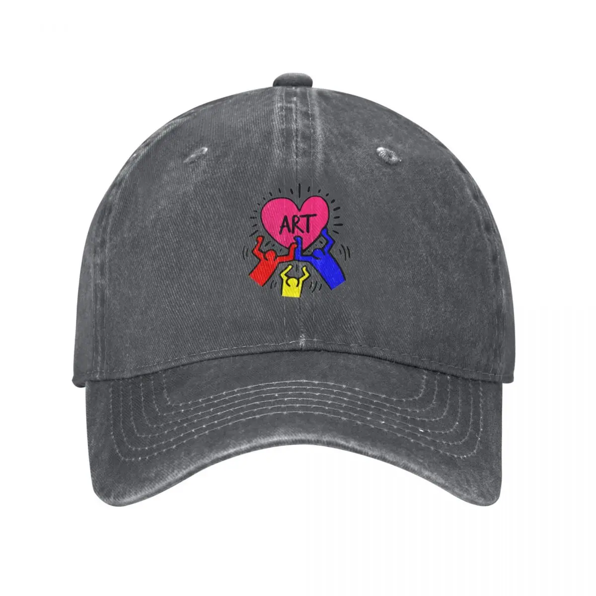 

LOVE ART Baseball Cap Hip Hop Anime Snap Back Hat Men's Hats Women's