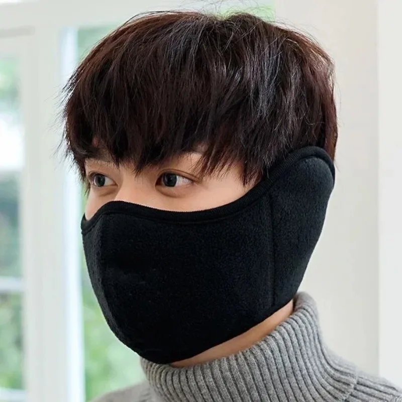 Atmungsaktive warme Wintermaske, Herbst- und Winterradfahren, wind- und kältebeständige Ohrmaske, Zwei-in-Eins-Wireless
