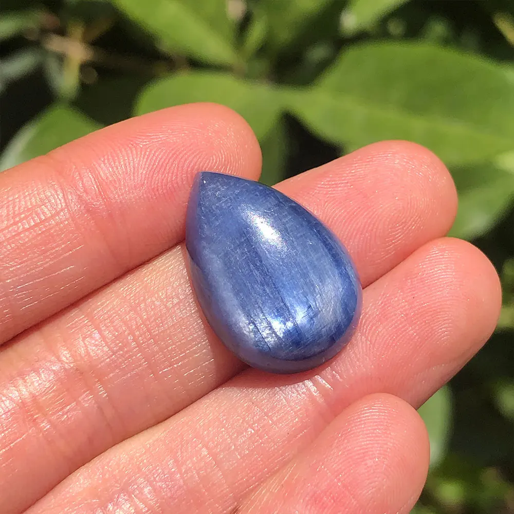 

Natural Blue Kyanite Teardrop Pendant Gemstone Water Drop Quartz Crystals Stone Crystal Healing Reiki Room Decor Home Decoration