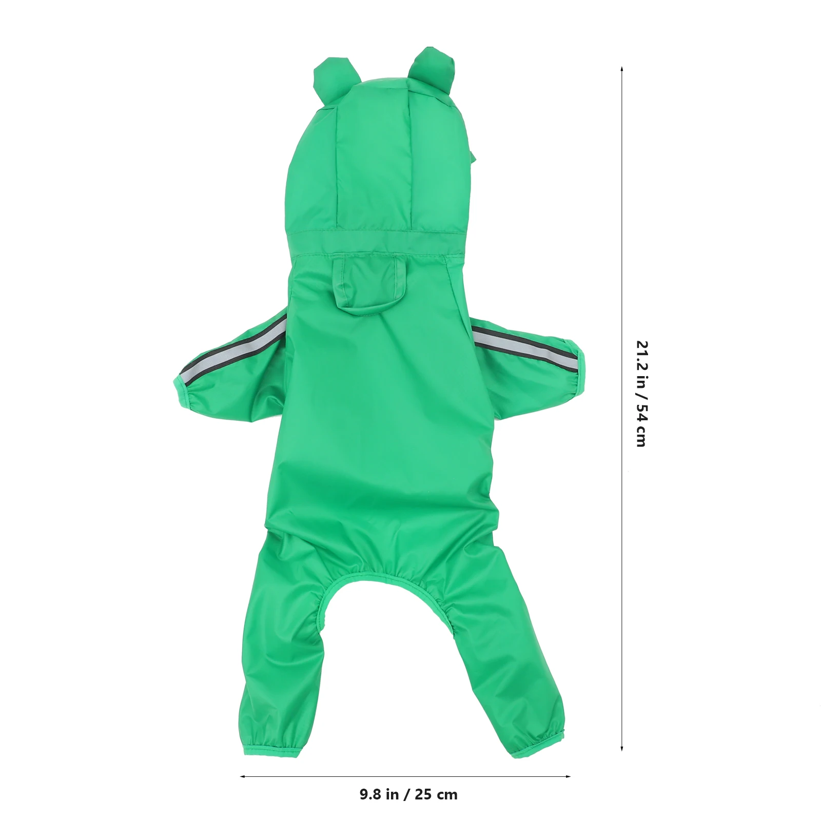 

Waterproof Raincoat Adjustable Pet Dog Raincoats for Small Dogs Jacket Hood with Frog