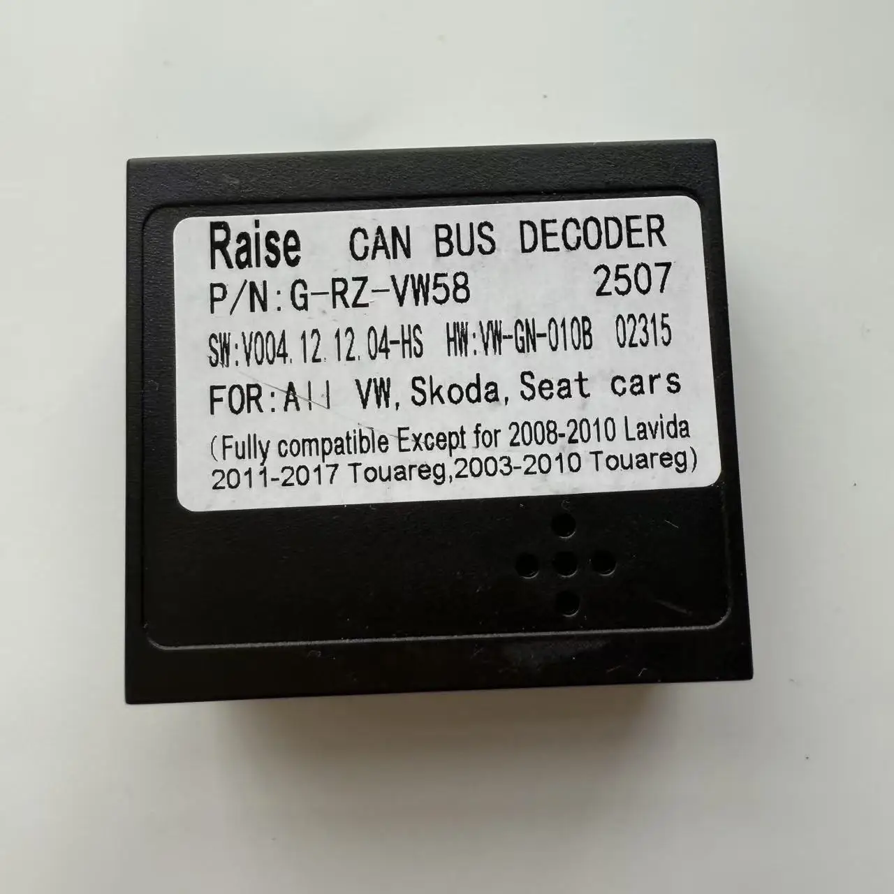 canbus　3点 Raise Canbus Box RZ-VW58 For VW SEAT LEON / ALTEA / VW Passat B5