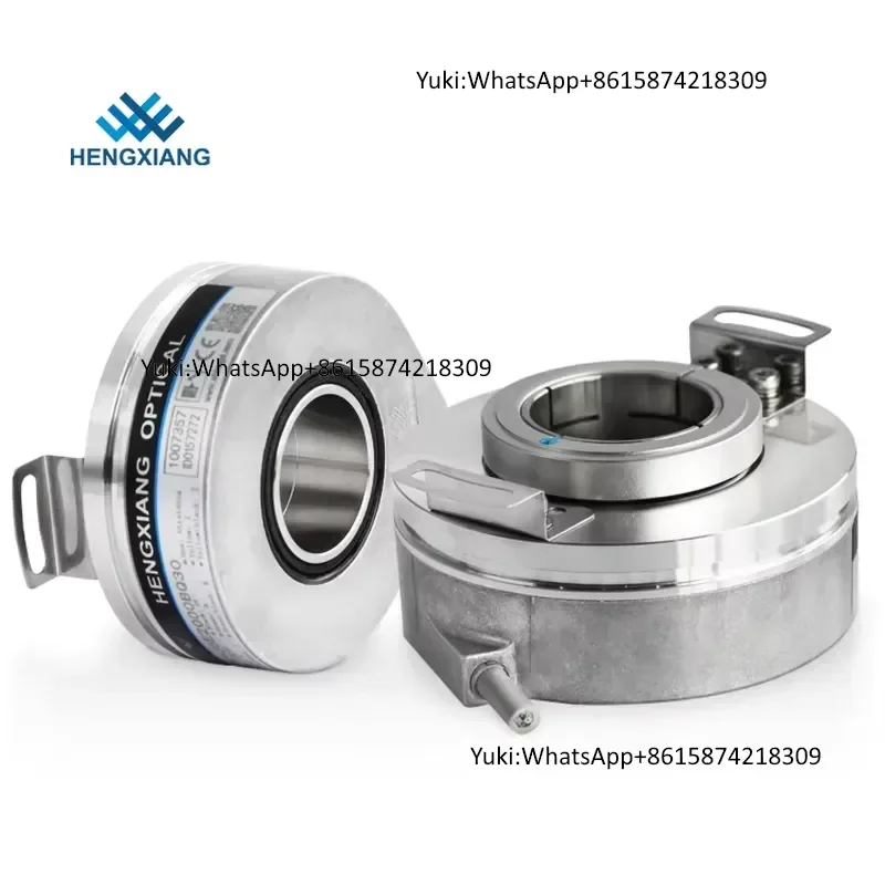 Incremental Hollow Shaft K76-J3FH1000BQ30H 48000ppr Resolution Totem-pole Output 30mm Shaft Compatible E80H30-1000-3-T-24 CNC