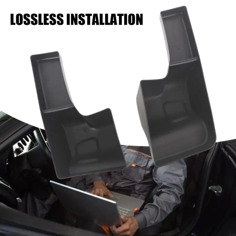 M76E Schwarze Aufbewahrungsboxen auf der Gepäckseite für den hinteren Kofferraum, 2-teiliges ABS-Tablett-Set für Sonnenbrillen – Detail 2