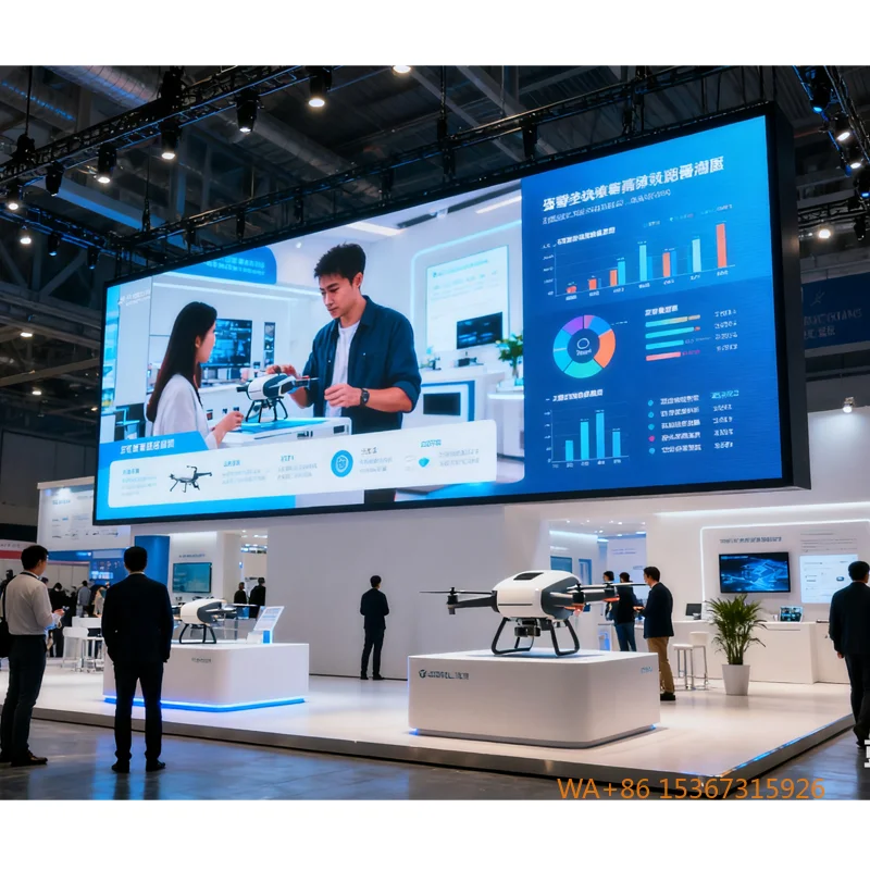 

Indoor Full Color LED Screen Durable Shockproof Display for Outdoor Equipment Store Scene