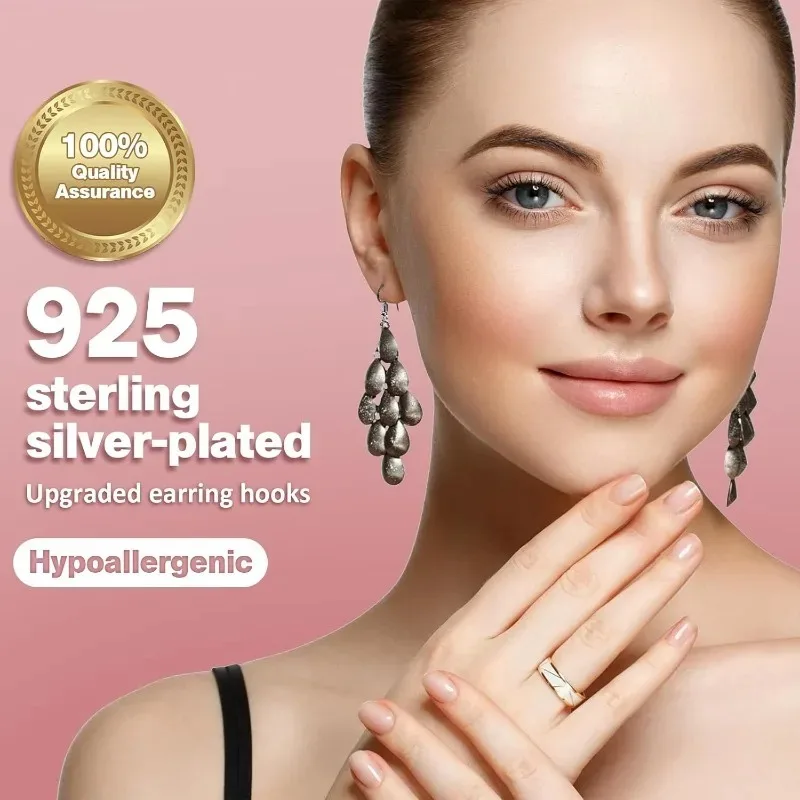 925 خطاف القرط الفضي لصنع المجوهرات 300 قطعة Findings بها بنفسك هيبوالرجينيك الذهب القرط النتائج مع حلقات الانتقال القرط ظهورهم عدة #3