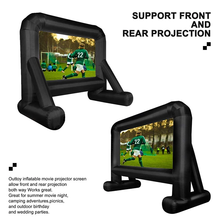 Popular Attracting Air Screen Outdoor Inflatable Movie Projector Screen