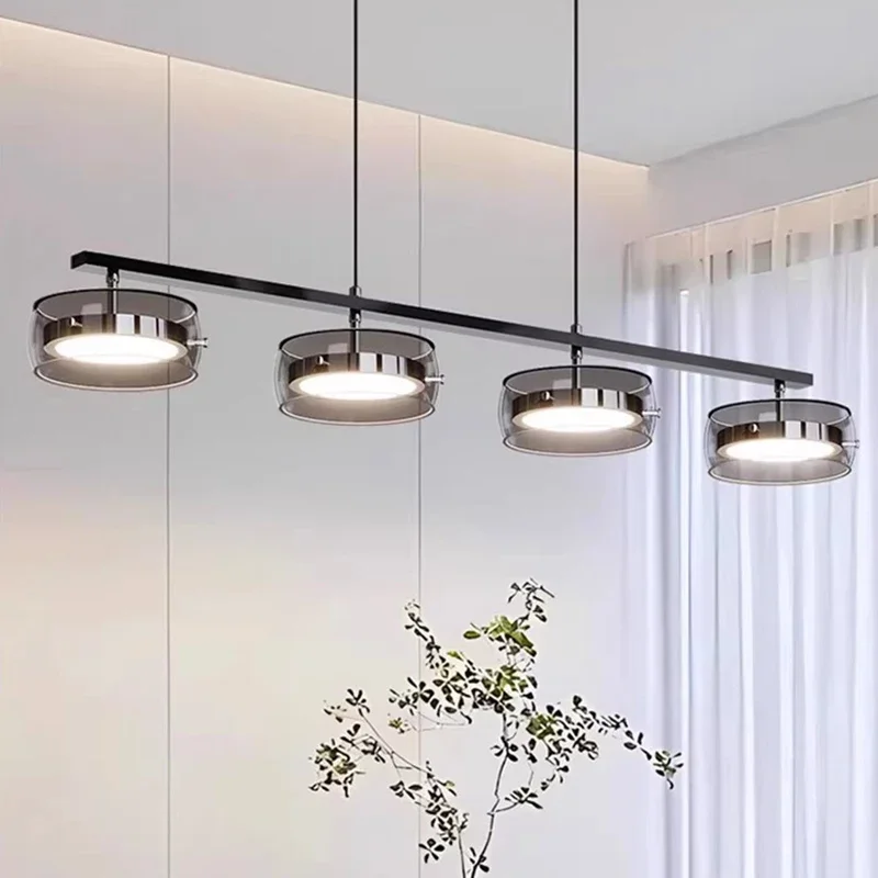 

Nordic Glass LED Pendant Lights for Living Dining Room Kitchen Food Tables Office Chandelier Home Decor Hanging Light Fixture