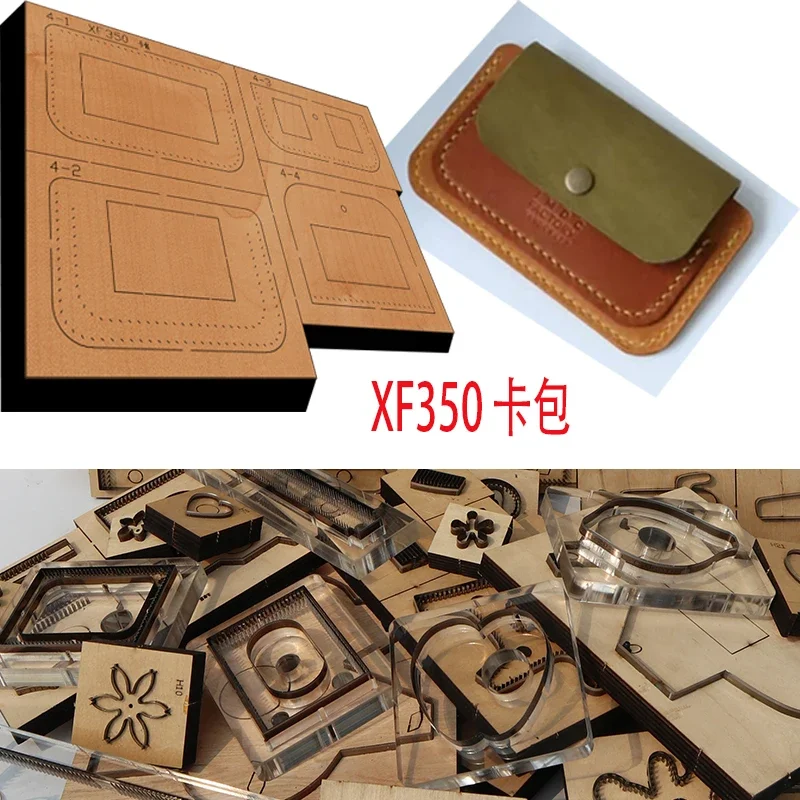 

Handmade Wooden Card Bag knife die Leather Craft Punch Hand Tool Cut Knife Mould XF350 Leather Craft Tools