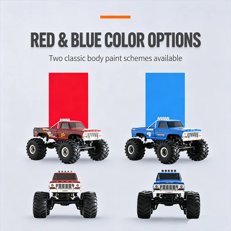 FMS 1/24 FCX24 F100V3 off-road RC remote control model car pickup electric car high and low speed