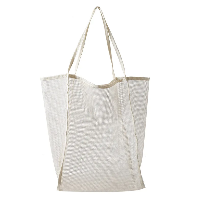 Travel Handbag Personalized Shopping Bag Single Shoulder Tote New Simple and Transparent Mesh Fashionable and Lightweight