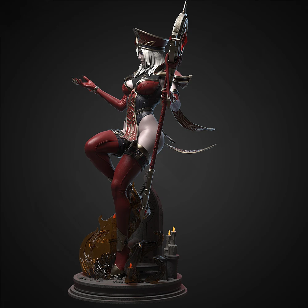 Kit de modèle d'impression 3d, prêtresse Sexy NSFW, figurine en résine, Statue de réduction Miniature, Kit non peint, jouet, 1/24