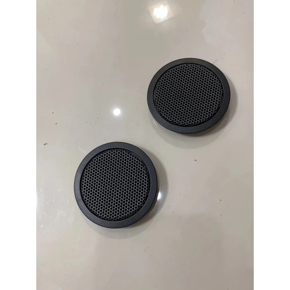 2 Pcs 1.5 Inches Car Door Tweeter Cover For BMW X5 F15 2014-2018 For BMW X6 F16 2015-2019 Rear Door Speaker Panel Trim Hifi Set