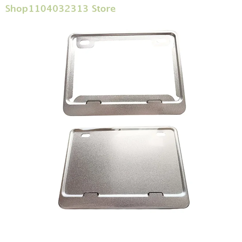 1pc quadros da placa de licença da motocicleta universal alumínio titular da placa de licença titular quadro titular da placa de licença do carro