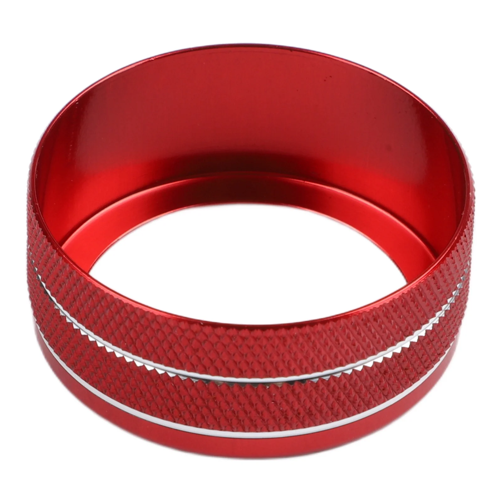 Push Start Accessory Knob Cover Trim Scratch Resistant Conceals Scratches Easy Installation Protects Knobs Red
