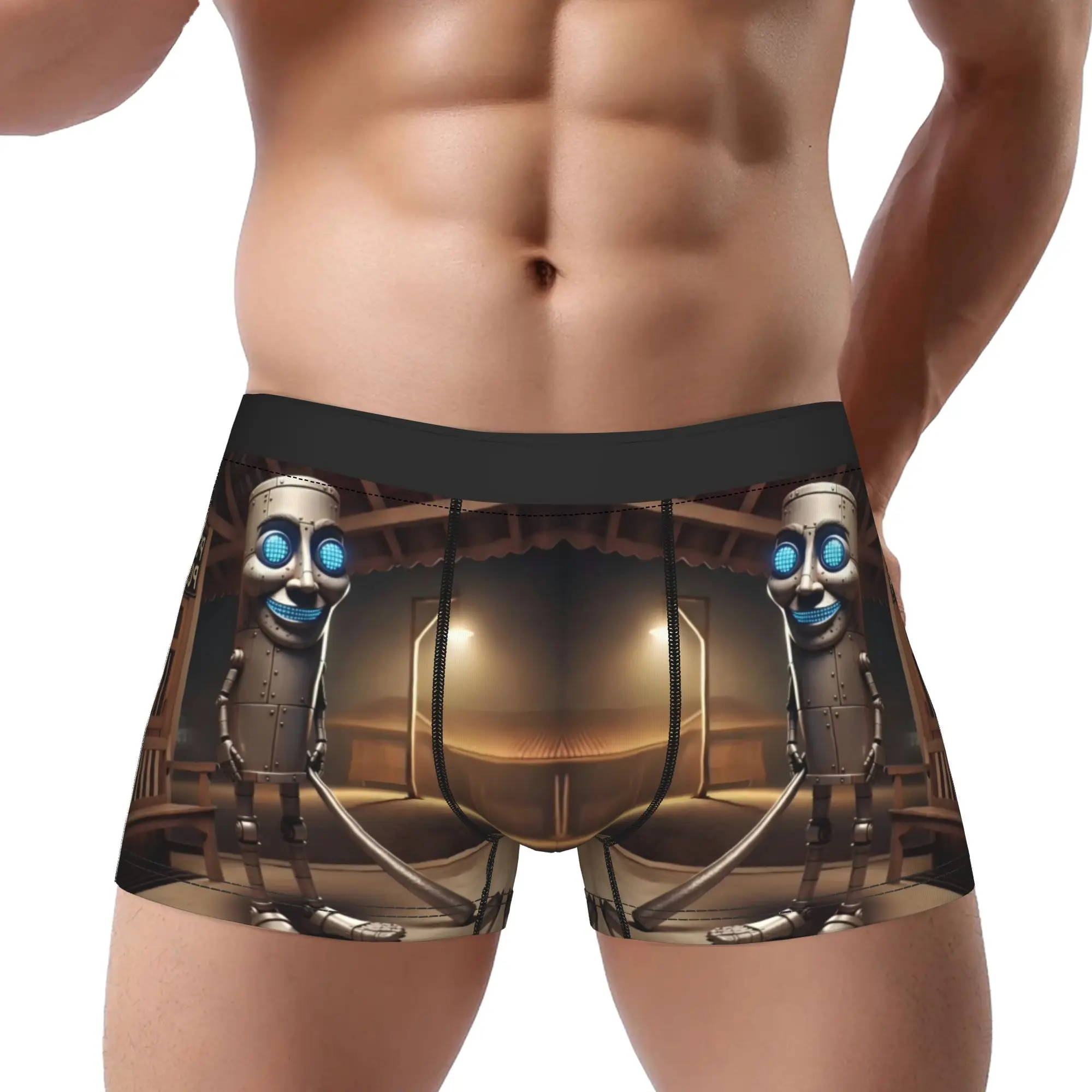 

Tung Tung Tung Sahur 3 Underpants Homme Panties Men's Underwear Ventilate Shorts Boxer Briefs