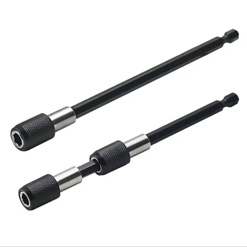 Hexagonal Auto-Locking Extensão Rod, Quick Release, broca elétrica Driver, Transferência rápida, chave de fenda, ferramenta, 3 pcs