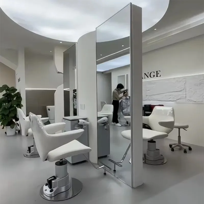 ไฟฟ้าความงามตัดผมเก้าอี้ Man Modern Professional ส่วนบุคคลเก้าอี้หมุนอุปกรณ์นุ่ม Cadeira Salon เฟอร์นิเจอร์