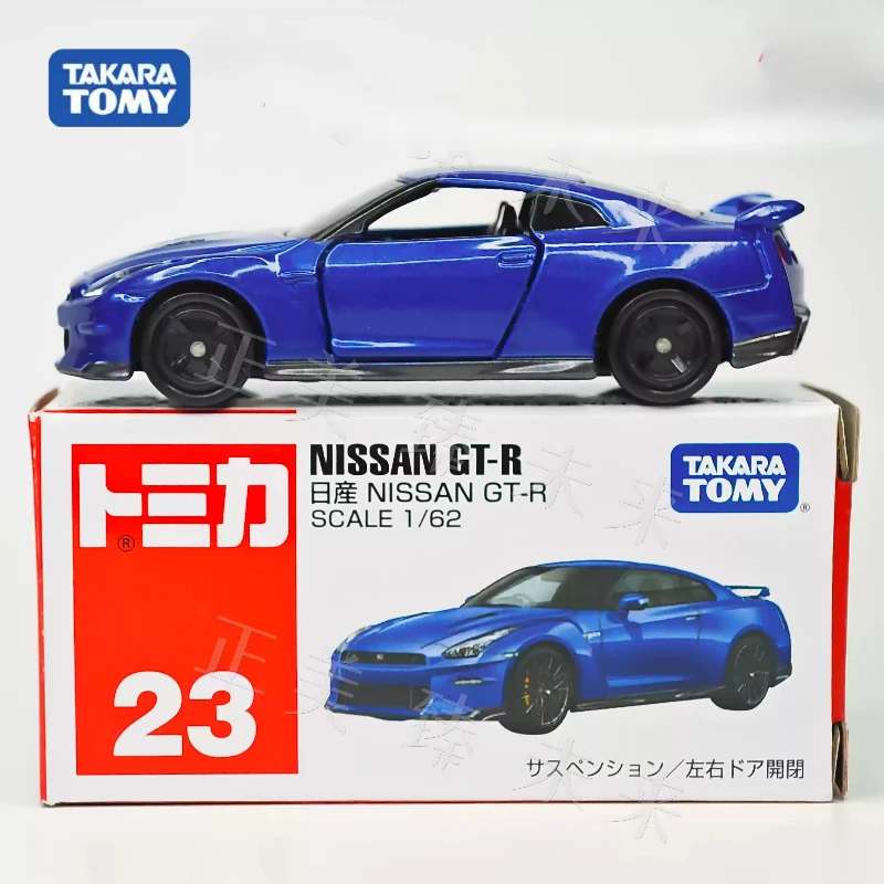 

Original Takara Tomy Tomica Car Nissan GT-R Scale Toys for Boys Scale 1/62 Diecast Vehicles Metal Model Collection Birthday Gift