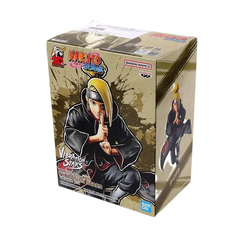 Original Genuine Bandai Anime VIBRATION STARS NARUTO Deidara Model Toys Action Figure Gifts Collectible Ornaments Boys Kids Girl