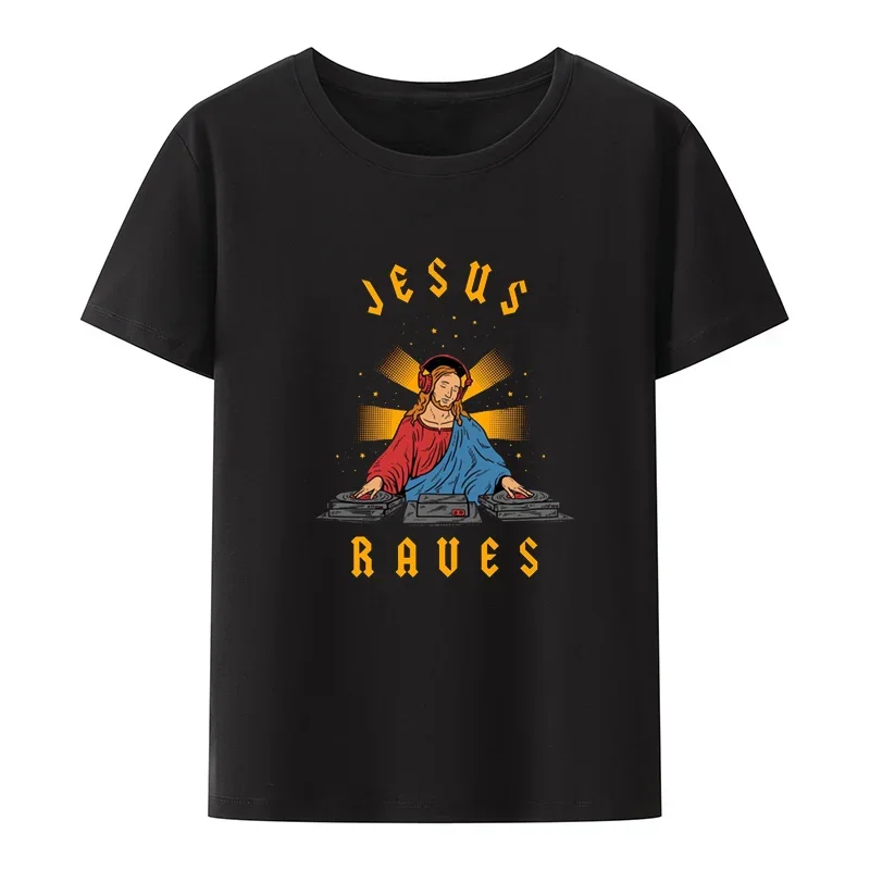 

Забавная футболка Moshi Jesus Desu, дышащие футболки с короткими рукавами, повседневные топы с узором, Roupas Masculinas Koszulki