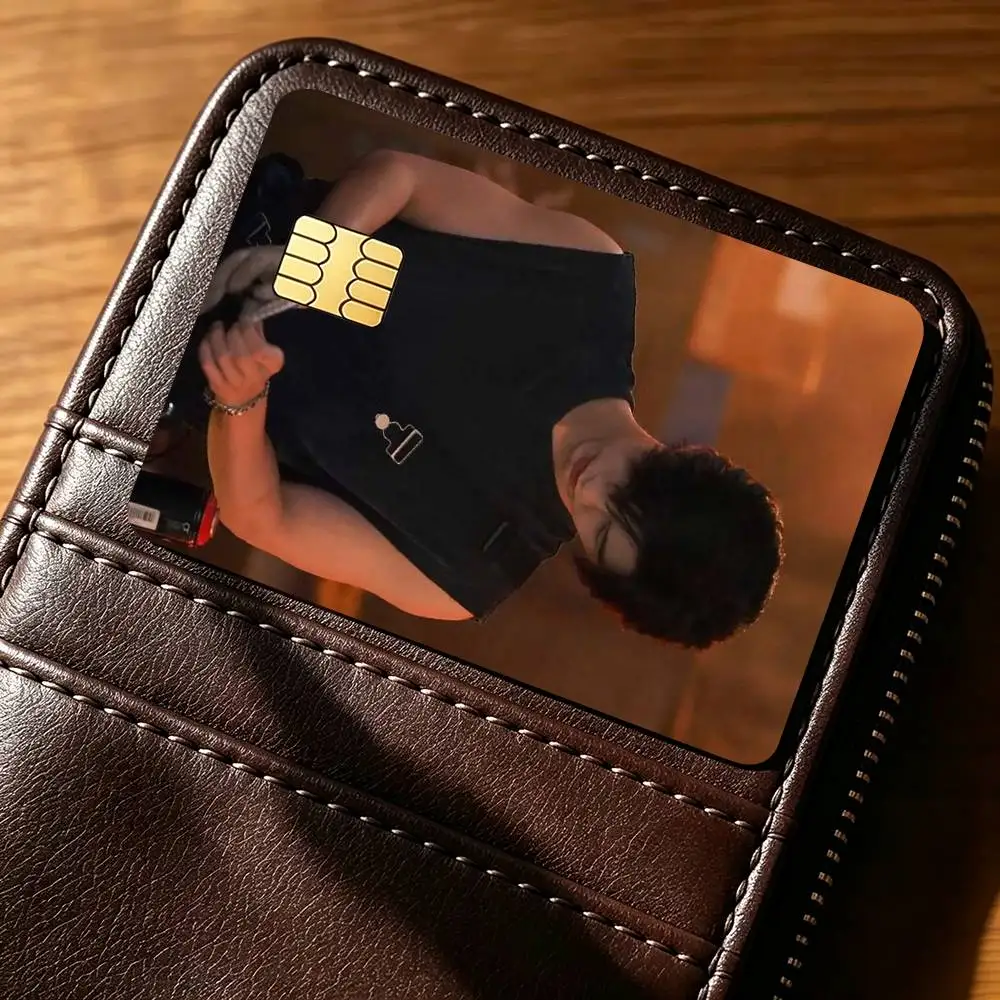 S-Speed and Love H-He Yu Jin Chao Credit Card HD Stickers Small Chip Waterproof Sticker Game Card