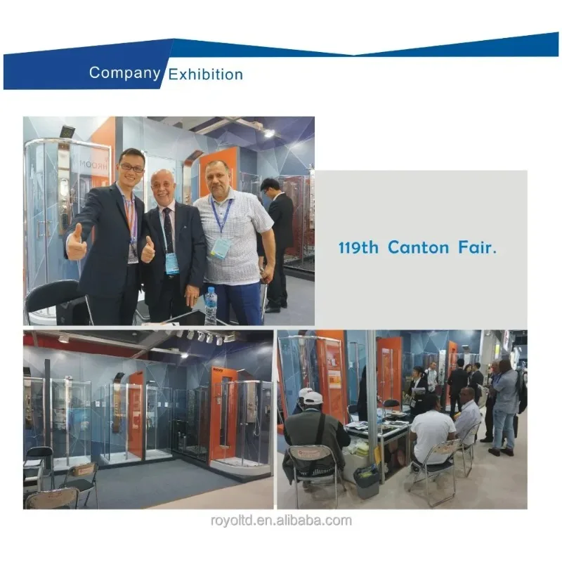 Cabina doccia portatile per interni economica, unità doccia complete, porta scorrevole con Tra