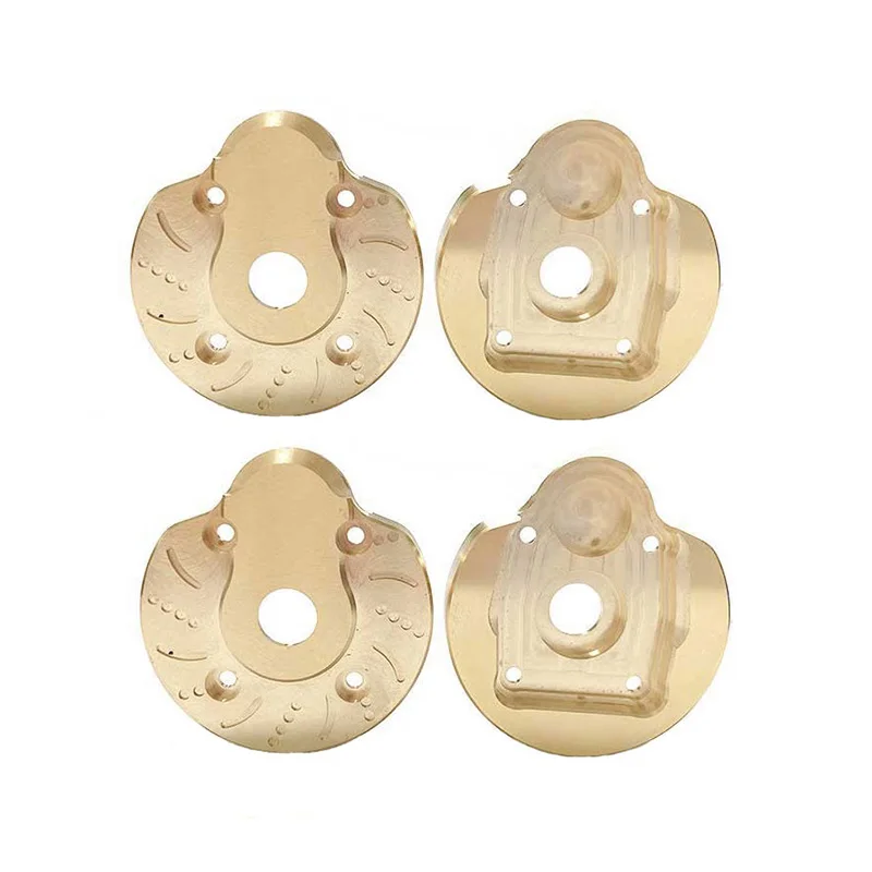 4Pcs Brass Portal Cover Counterweight for RC Crawler Axial SCX10 III AXI03007 & Capra 1.9 UTB AXI03004 Upgrade Parts