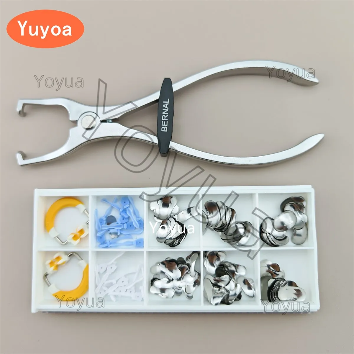 1set High-quality Dental Matrix System Kit Dentist Ring Placement Plier Fits Garrison Forcep Strong Separator Clamping Rings