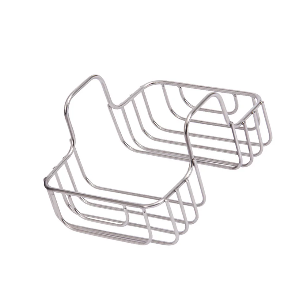 

Stainless Steel Sink Hanging Basket Corrosion Resistant Kitchen Storage Organizer for Sponge Soap Brush Draining Rack