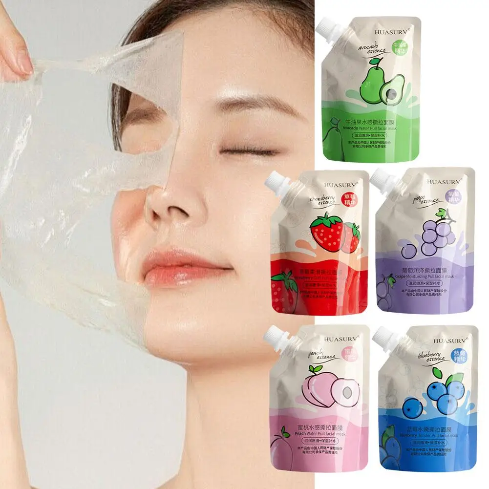 100ML Fruit peel off mask Whitening Moisturizing And Delicate Guard Hydrating Nourish Exfoliating Skin Care T8U1