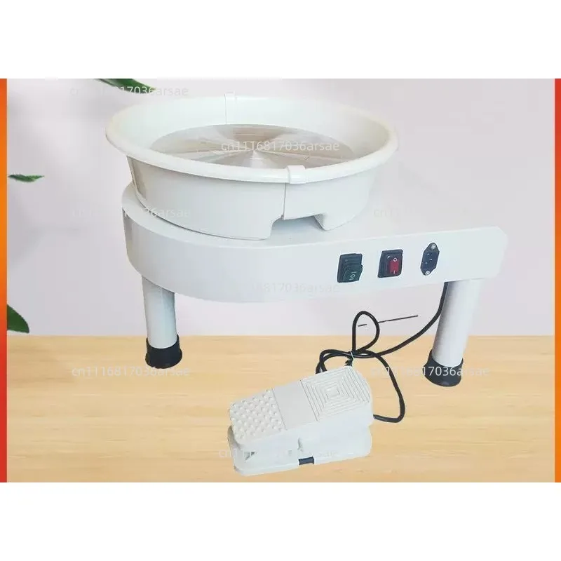 Electric Pottery Wheel Ceramic Forming Machine Screen  With Foot Pedal Clay Art Craft