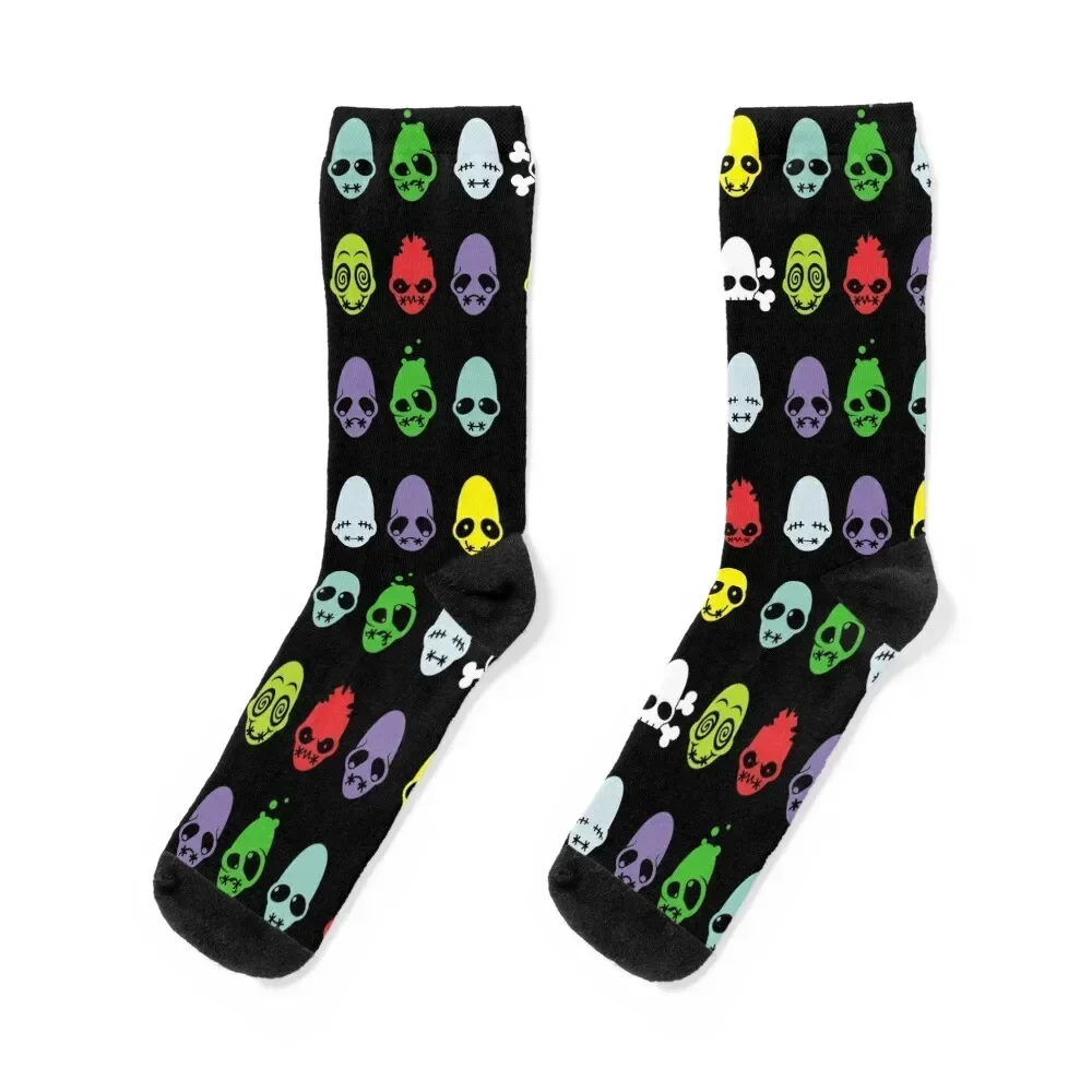 Oddworld - Mudokon Face Emotions All Socks kawaii crazy Stockings man Male Socks Women's