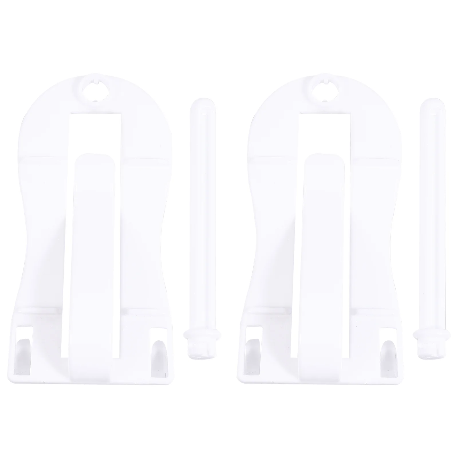 

2Pcs Plastic Bird Food Clips Parrot Vegetable Holder Cage Supply Lightweight Reusable Fruit Clamps Pet Treats Storage