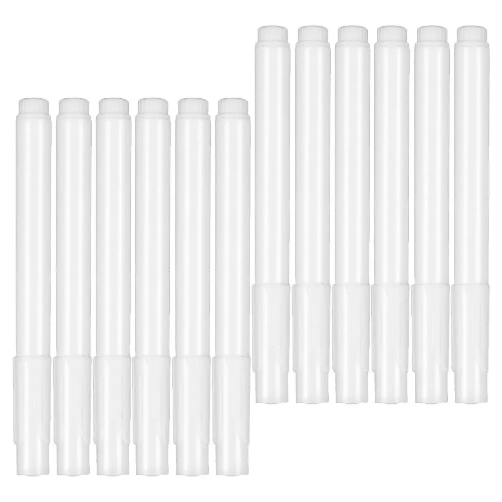 

12 шт. жидкие меловые маркеры, белые стираемые ручки для доски для стеклянной доски, школьные принадлежности для рисования, белые меловые маркеры