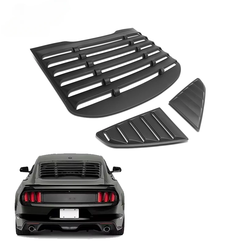 

Auto Body Parts Rear Window Louvers Fits For Mustang 18-22 13-14 15-17 Spoiler Rear Diffuser Car Bonnet Hood