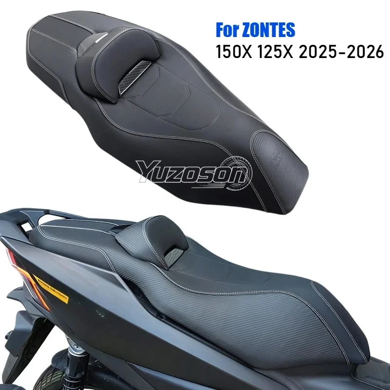 Für ZONTES 150X 150 X 125X 2025 2026 Motorrad-Sitzkissen mit Taillendesign, Wasserdichtes Komfortables Sitzpolster zur Reduzierung der Sitzhöhe
