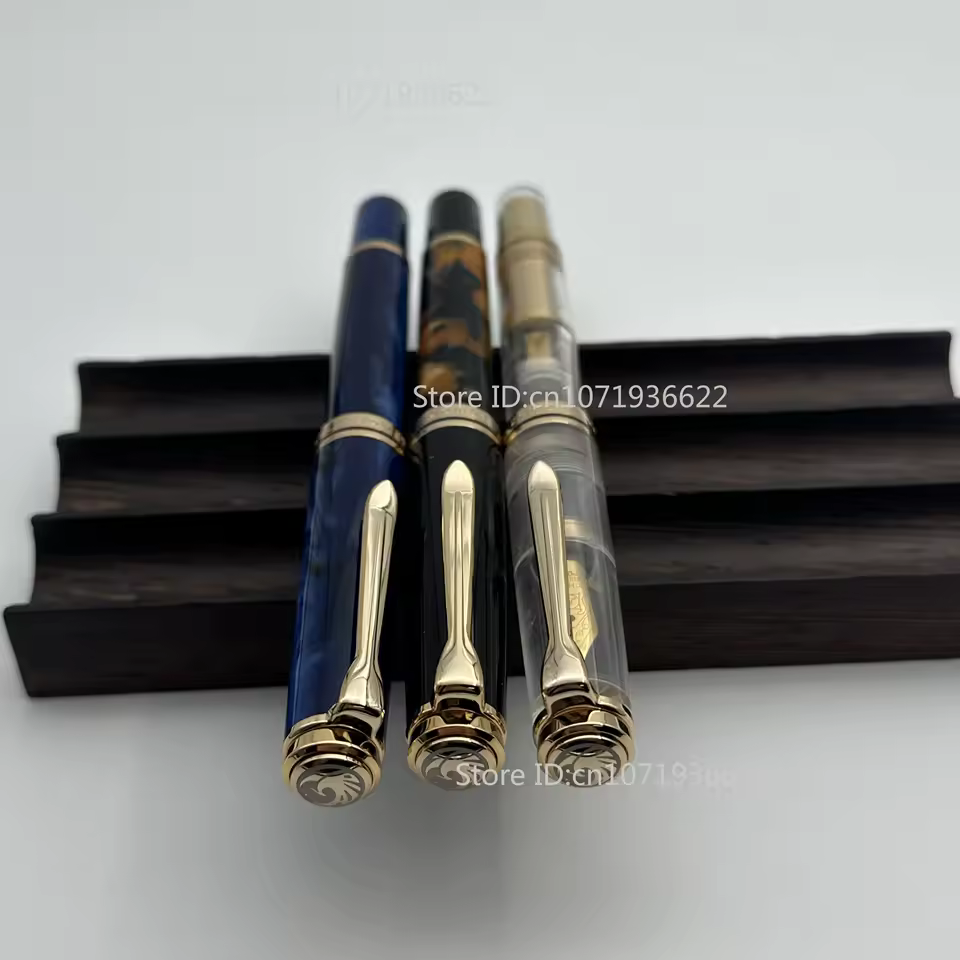 Lovely ADMOK M800 Acrylic Piston Fountain Pen BOCK/Schmidt Soft Smooth No.6/35# Nib Inking Copy Students Writing Gift Pen - AliExpress