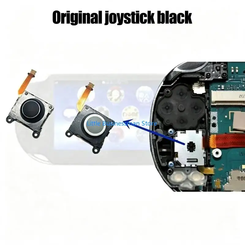 Handheld-Modell 1000-Reparatur-Thumbstick-Modul, schwarz, Ersatzteil für Richtungseingabereaktion, wenn ein abgenutzter – Detail 9