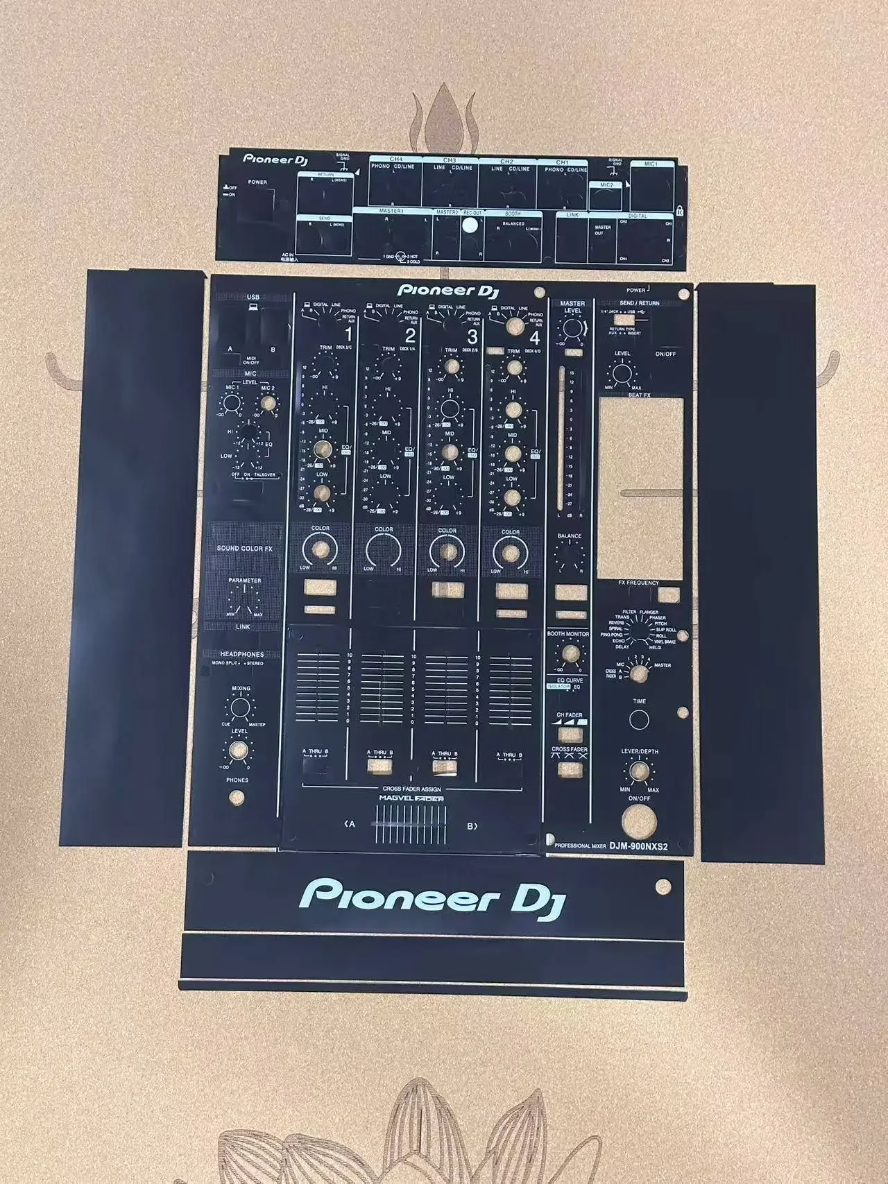 Pioneer Djm900nexus Djm-900nexus DJM900SRT DJM-900SRT Mixing Console Disc Player Protective Film.Not iron panel