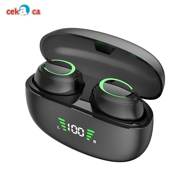 

CEKACA Новый продукт K11 Беспроводные Bluetooth наушники Мини цифровой дисплей Длительное время автономной работы Внутриканальные спортивные наушники 5.3