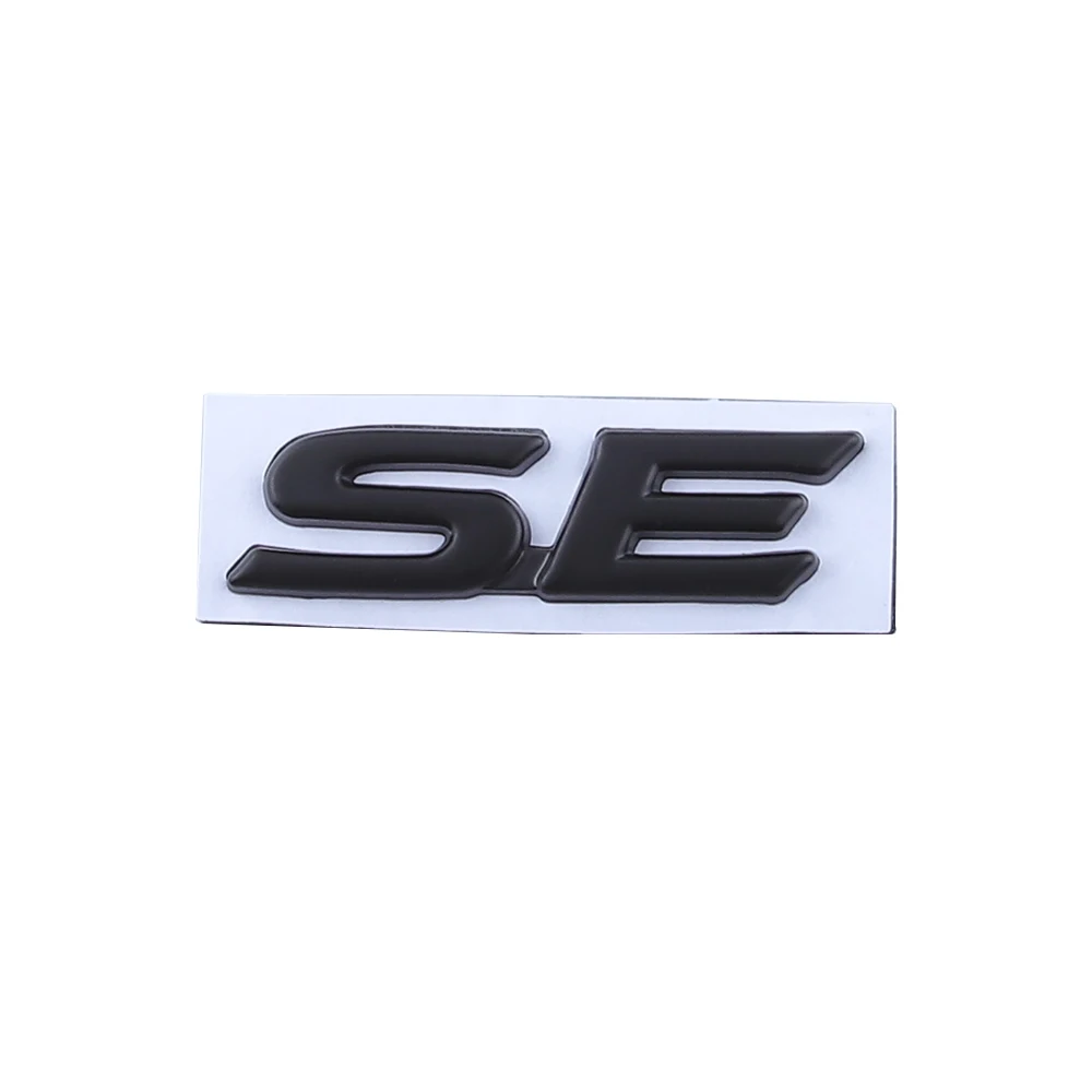 3D Metal Car Styling SE Car Fender Side Trunk Decal Emblem Badge Sticker Suitable for All Models Decoration Car Accessories